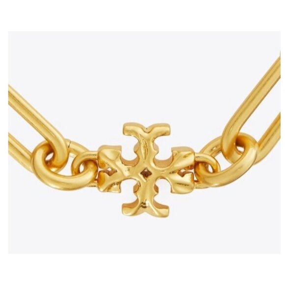 Tory Burch Gold Roxanne Chainlink Necklace, Bracelet dSet!!! - Picture 6 of 6